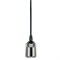 DLC-T-S31/E27 TS/1M/BL PEARL BLACK Патрон декоративный, серия «Techno», с проводом (1м) и креплением. Материал алюминий. Цвет черный жемчуг. ТМ Uniel. UL-00005287 - фото 75023
