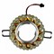 DLS-L139 GU5.3 GLASSY/TEA Светильник декоративный встраиваемый, серия Luciole. Без лампы, GU5.3. Доп. светодиодная подсветка 3Вт. Стекло. Зеркальный/прозрачный+светло-коричневый. ТМ Fametto UL-00003873 - фото 75101