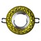 DLS-L141 GU5.3 GLASSY/GOLD Светильник декоративный встраиваемый, серия Luciole. Без лампы, цоколь GU5.3. Доп. светодиодная подсветка 3Вт. Стекло. Зеркальный/светло-желтый. ТМ Fametto UL-00003878 - фото 75122