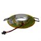 DLS-L141 GU5.3 GLASSY/GOLD Светильник декоративный встраиваемый, серия Luciole. Без лампы, цоколь GU5.3. Доп. светодиодная подсветка 3Вт. Стекло. Зеркальный/светло-желтый. ТМ Fametto UL-00003878 - фото 75124