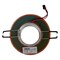 DLS-L142 GU5.3 GLASSY/LIGHT TEA Светильник декоративный встраиваемый, серия Luciole. Без лампы, цоколь GU5.3. Доп. светодиодная подсветка 3Вт. Стекло. Зеркальный/светло-коричневый. ТМ Fametto UL-00003881 - фото 75131