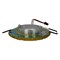 DLS-L144 GU5.3 GLASSY/GOLD Светильник декоративный встраиваемый, серия Luciole. Без лампы, цоколь GU5.3. Доп. светодиодная подсветка 3Вт. Стекло. Зеркальный/светло-желтый. ТМ Fametto UL-00003888 - фото 75152