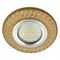 DLS-L144 GU5.3 GLASSY/GOLD Светильник декоративный встраиваемый, серия Luciole. Без лампы, цоколь GU5.3. Доп. светодиодная подсветка 3Вт. Стекло. Зеркальный/светло-желтый. ТМ Fametto UL-00003888 - фото 75153