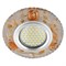 DLS-L150 GU5.3 GLASSY/GOLD Светильник декоративный встраиваемый, серия Luciole. Без лампы, цоколь GU5.3. Доп. светодиодная подсветка 3Вт. Стекло. Зеркальный/светло-коричневый. ТМ Fametto UL-00003907 - фото 75200