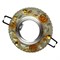 DLS-L150 GU5.3 GLASSY/GOLD Светильник декоративный встраиваемый, серия Luciole. Без лампы, цоколь GU5.3. Доп. светодиодная подсветка 3Вт. Стекло. Зеркальный/светло-коричневый. ТМ Fametto UL-00003907 - фото 75206