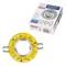 DLS-L150 GU5.3 GLASSY/YELLOW Светильник декоративный встраиваемый, серия Luciole. Без лампы, цоколь GU5.3. Доп. светодиодная подсветка 3Вт. Стекло. Зеркальный/светло-желтый. ТМ Fametto UL-00003906 - фото 75207