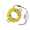 DLS-L150 GU5.3 GLASSY/YELLOW Светильник декоративный встраиваемый, серия Luciole. Без лампы, цоколь GU5.3. Доп. светодиодная подсветка 3Вт. Стекло. Зеркальный/светло-желтый. ТМ Fametto UL-00003906 - фото 75210