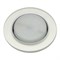 DLS-L158 GX53 CHROME/MATT CLEAR  Светильник декоративный встраиваемый, серия Luciole. Без лампы, цоколь GX53. Доп. светодиодная подсветка 4Вт. Металл/стекло. Хром/матовый+прозрачный. ТМ Fametto UL-00005323 - фото 75244