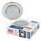 DLS-L159 GX53 CHROME/GLASSY Светильник декоративный встраиваемый, серия Luciole. Без лампы, цоколь GX53. Доп. светодиодная подсветка 4Вт. Металл/стекло. Хром/зеркальный. ТМ Fametto UL-00005324 - фото 75255