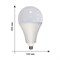 LED-A160-65W/4000K/E27/FR/NR Лампа светодиодная. Форма "A", матовая. Серия Norma. Белый свет (4000K). Картон. ТМ Volpe UL-00005617 - фото 75754
