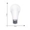LED-A60-10W/RGB/E27/REG PLS21WH Лампа светодиодная с ИК сенсором. Форма "А", матовая. RGB свет. Пульт ДУ (н/к). Картон. ТМ Uniel UL-00006530 - фото 75833