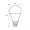 LED-A60-15W/SPSB/E27/CL PLP30WH Лампа светодиодная для растений. Форма "A", прозрачная. Спектр для рассады и цветения. Картон. ТМ Uniel UL-00010107 - фото 75918