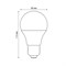 LED-A60-6W/6500K/E27/FR/DIM/SLS Лампа светодиодная, диммируемая. Форма "A", матовая. Дневной свет (6500K). ТМ Volpe UL-00009220 - фото 76007