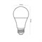 LED-A60-9W/WW+NW/E27/FR PLB01WH Лампа светодиодная. Форма «А», матовая. Серия Bicolor. Теплый белый свет - Белый свет. Картон. ТМ Uniel. UL-00001569 - фото 76204