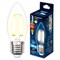 LED-C35-13W/3000K/E27/CL PLS02WH Лампа светодиодная. Форма "свеча", прозрачная. Серия Sky. Теплый белый свет (3000К). Картон. ТМ Uniel. UL-00005901 - фото 76309