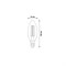 LED-C35-13W/4000K/E14/CL PLS02WH Лампа светодиодная. Форма "свеча", прозрачная. Серия Sky. Белый свет (4000К). Картон. ТМ Uniel. UL-00005900 - фото 76313