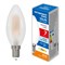 LED-C35-7W/4000K/E14/FR/SLF Лампа светодиодная. Форма "свеча", матовая. Белый свет (4000K). ТМ Volpe UL-00008331 - фото 76452