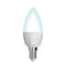 LED-C37 7W/4000K/E14/FR/DIM PLP01WH Лампа светодиодная, диммируемая. Форма «свеча», матовая. Серия Яркая. Белый свет (4000K). Картон. ТМ Uniel. UL-00004294 - фото 76501