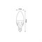 LED-C37 7W/4000K/E14/FR/DIM PLP01WH Лампа светодиодная, диммируемая. Форма «свеча», матовая. Серия Яркая. Белый свет (4000K). Картон. ТМ Uniel. UL-00004294 - фото 76505