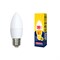 LED-C37-11W/WW/E27/FR/NR Лампа светодиодная. Форма "свеча", матовая. Серия Norma. Теплый белый свет (3000K). Картон. ТМ Volpe UL-00003815 - фото 76531
