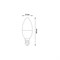 LED-C37-5W/3000K/E14/FR/SLS Лампа светодиодная. Форма "свеча", матовая. Теплый белый свет (3000K). ТМ Volpe UL-00008792 - фото 76534