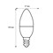 LED-C37-6W/WW+NW/E14/FR PLB01WH Лампа светодиодная. Форма «свеча», матовая. Серия Bicolor. Теплый белый свет - Белый свет. Картон. ТМ Uniel. UL-00001570 - фото 76613