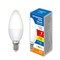 LED-C37-7W/3000K/E14/FR/SLS Лампа светодиодная. Форма "свеча", матовая. Теплый белый свет (3000K). ТМ Volpe UL-00008797 - фото 76618