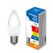 LED-C37-7W/3000K/E27/FR/SLS Лампа светодиодная. Форма "свеча", матовая. Теплый белый свет (3000K). ТМ Volpe UL-00008790 - фото 76623