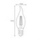 LED-CW35-5W/AMBER/E14/VLF Лампа светодиодная Vintage. Форма «свеча на ветру», янтарная колба. Картон. TM Volpe UL-00009158 - фото 76671