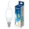LED-CW35-6W/NW/E14/CL GLA01TR Лампа светодиодная. Форма "свеча на ветру", прозрачная. Серия Air. Белый свет (4000K). Картон. ТМ Uniel UL-00002229 - фото 76700