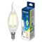 LED-CW35-7,5W/WW/E14/CL GLA01TR Лампа светодиодная. Форма "свеча на ветру", прозрачная. Серия Air. Теплый белый свет (3000K). Картон. ТМ Uniel UL-00003248 - фото 76731