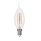 LED-CW35-7W/4000K/E14/CL/SLF Лампа светодиодная. Форма "свеча на ветру", прозрачная. Белый свет (4000К). ТМ Volpe UL-00008341 - фото 76744
