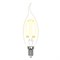 LED-CW35-9W/3000K/E14/CL PLS02WH Лампа светодиодная. Форма "свеча на ветру", прозрачная. Серия Sky. Теплый белый свет (3000К). Картон. ТМ Uniel. UL-00005168 - фото 76755