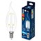 LED-CW35-9W/4000K/E14/CL PLS02WH Лампа светодиодная. Форма "свеча на ветру", прозрачная. Серия Sky. Белый свет (4000К). Картон. ТМ Uniel. UL-00005169 - фото 76760