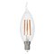LED-CW35-9W/4000K/E14/CL PLS02WH Лампа светодиодная. Форма "свеча на ветру", прозрачная. Серия Sky. Белый свет (4000К). Картон. ТМ Uniel. UL-00005169 - фото 76761