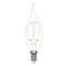 LED-CW35-9W/4000K/E14/CL PLS02WH Лампа светодиодная. Форма "свеча на ветру", прозрачная. Серия Sky. Белый свет (4000К). Картон. ТМ Uniel. UL-00005169 - фото 76762