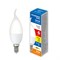 LED-CW37-6W/3000K/E14/FR/SLS Лампа светодиодная. Форма «свеча на ветру», матовая. Теплый белый свет (3000K). ТМ Volpe UL-00008801 - фото 76822