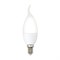 LED-CW37-6W/4000K/E14/FR/DIM/SLS Лампа светодиодная, диммируемая. Форма «свеча на ветру», матовая. Белый свет (4000K). ТМ Volpe UL-00009224 - фото 76825