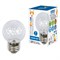 LED-D45-1W/BLUE/E27/CL/С PINEAPPLE Лампа декоративная светодиодная. Форма "Ананас", прозрачная. Цвет синий. Картон. ТМ Volpe UL-00010066 - фото 76855