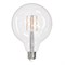 LED-G125-8W/3000K/E27/CL/SLF Лампа светодиодная. Форма "шар", прозрачная. Теплый белый свет (3000K). ТМ Volpe UL-00009239 - фото 76893