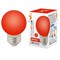 LED-G45-1W/RED/E27/FR/С Лампа декоративная светодиодная. Форма "шар", матовая. Цвет красный. Картон. ТМ Volpe. UL-00005646 - фото 76961