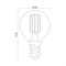 LED-G45-5W/AMBER/E14/VLF Лампа светодиодная Vintage. Форма «шар», янтарная колба. Картон. TM Volpe UL-00009159 - фото 77033