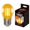 LED-G45-5W/GOLDEN/E27 GLV21GO Лампа светодиодная Vintage. Форма «шар», золотистая колба. Картон. ТМ Uniel UL-00010552 - фото 77065