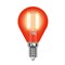 LED-G45-5W/RED/E14 GLA02RD Лампа светодиодная. Форма "шар". Серия Air color. Красный свет. Картон. ТМ Uniel UL-00002985 - фото 77090
