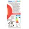 LED-G45-5W/RED/E14 GLA02RD Лампа светодиодная. Форма "шар". Серия Air color. Красный свет. Картон. ТМ Uniel UL-00002985 - фото 77092