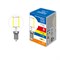 LED-G45-6W/3000K/E14/CL/SLF Лампа светодиодная. Форма "шар", прозрачная. Теплый белый свет (3000K). ТМ Volpe UL-00008316 - фото 77102