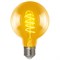 LED-G95-4W/GOLDEN/E27/CW GLV21GO Лампа светодиодная Vintage. Форма «шар», золотистая колба. Cпиральная нить. Картон. ТМ Uniel UL-00001818 - фото 77330