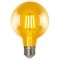 LED-G95-6W/GOLDEN/E27 GLV21GO Лампа светодиодная Vintage. Форма «шар», золотистая колба. Картон. ТМ Uniel UL-00002359 - фото 77347