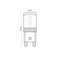 LED-JCD-4,5W/4000K/G9/CL/SLS Лампа светодиодная, прозрачная. Белый свет (4000K). ТМ Volpe UL-00008652 - фото 77659