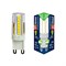 LED-JCD-5W/3000K/G9/CL GLZ09TR Лампа светодиодная, прозрачная. Теплый белый свет (3000К). Картон. ТМ Uniel. UL-00006748 - фото 77663